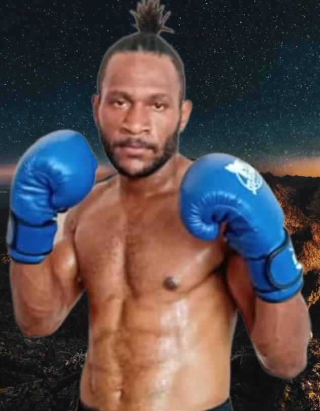 Afe Eyu, 80kg fighter from Papua New Guinea